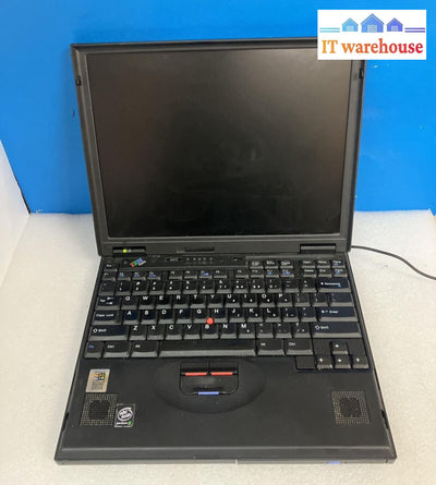 Ibm 600X Type 2645 13’ Laptop Pentium Iii Cpu 1Gb Ram 40Gb Hdd No Os (Read) ~