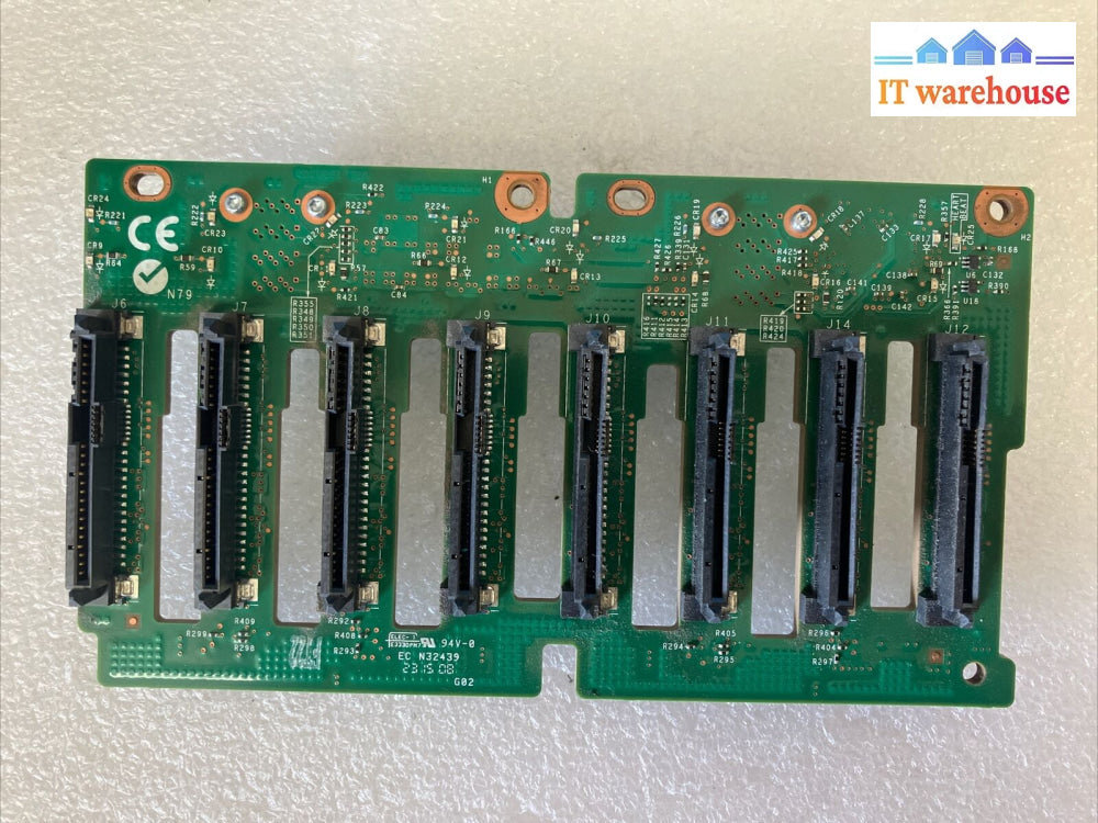 Ibm 8-Bay Hot-Swap 2.5’ Sas Hdd Hard Drive Backplane Board Fru 00Fj756 N32109D ~