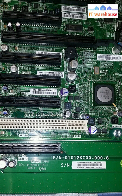 Ibm 81Y6004 X3500 M3 7380 System Server Motherboard 01012Kc00-00-G @