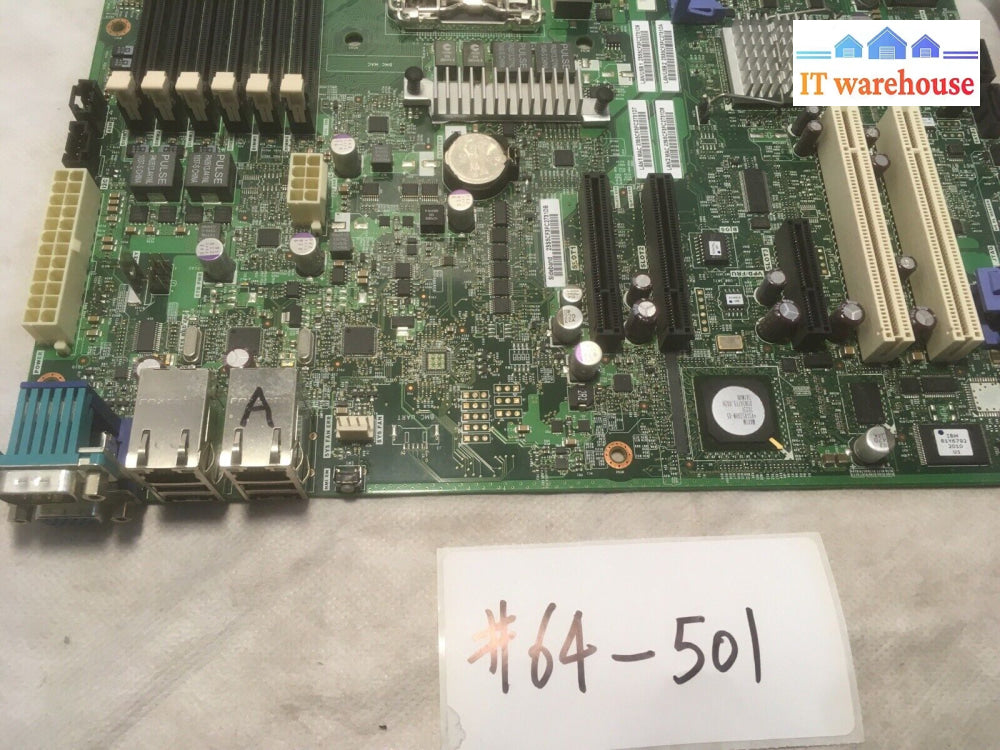 + Ibm 81Y6747 49Y4670 X3200 X3250 M3 Server System Board No Cpu Tested