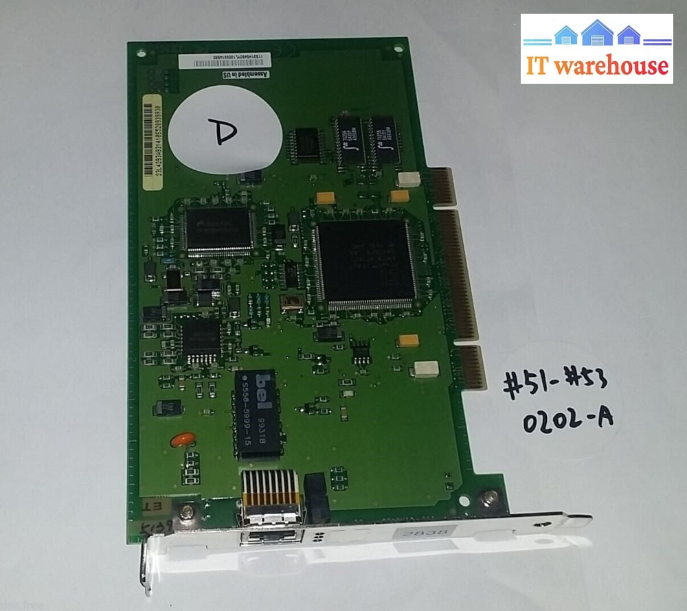 Ibm As/400 Pci 10/100 Ethernet Ioa Adapter Card 9406 Fc:2838