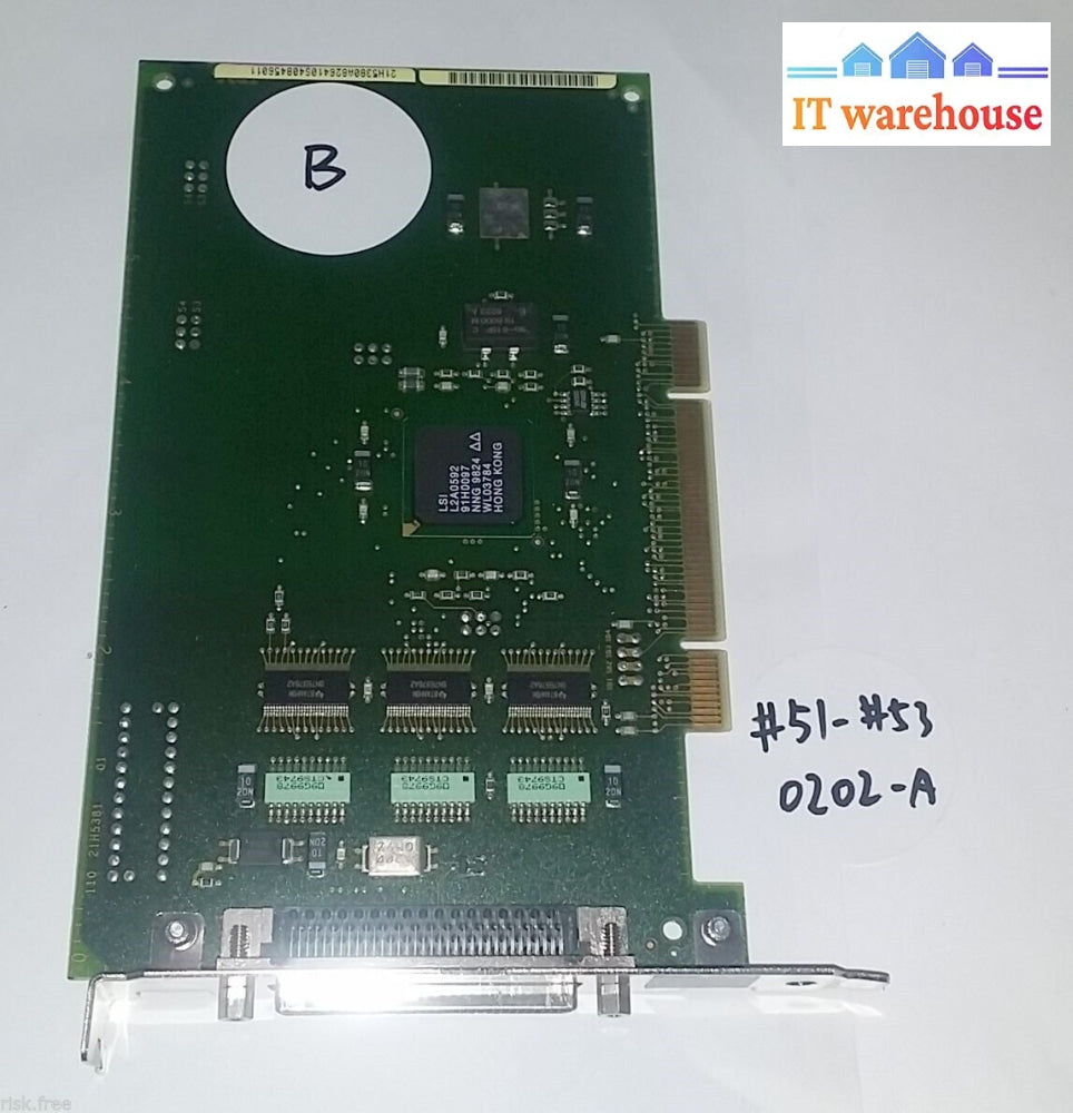 Ibm As/400 Pci External Tape Adapter 21H5380 21H5381 Zinco 110 -