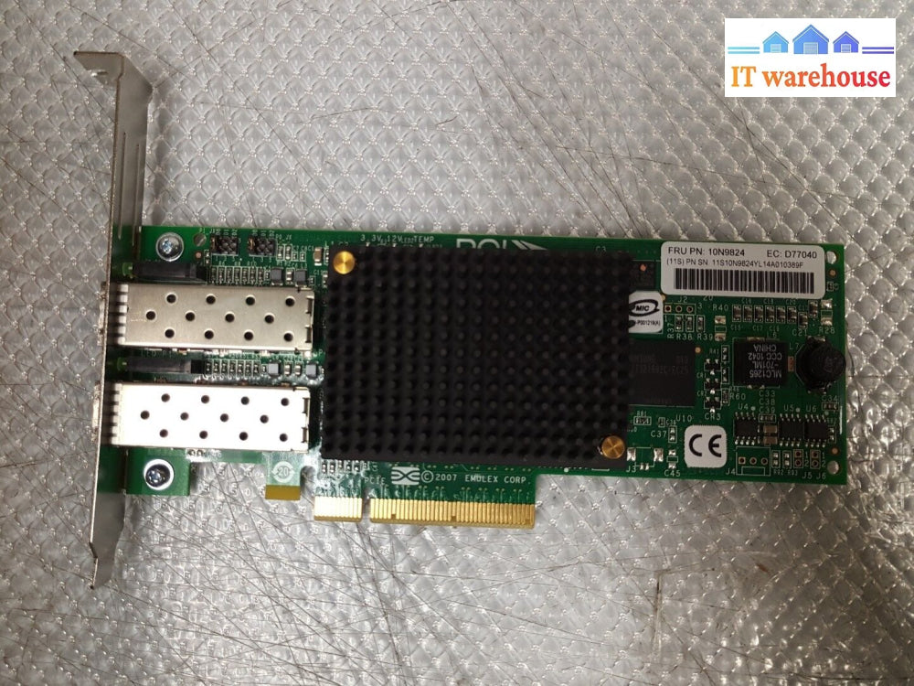 - Ibm Emulex 10N9824 8Gbs Dual-Port Fibre Pcle Adapter @@@