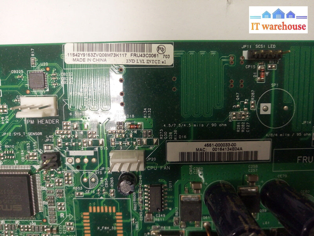 - Ibm Fru 43C0061 Lenovo Thinkcentre M55 M55P Motherboard Socket775 L-Iq965U @@@