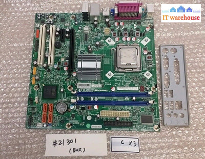 * Ibm/Lenovo Motherboard L-Ig41M 64Y5894 Fru 64Y9197 W/ E5300 Cpu& I/O Plate