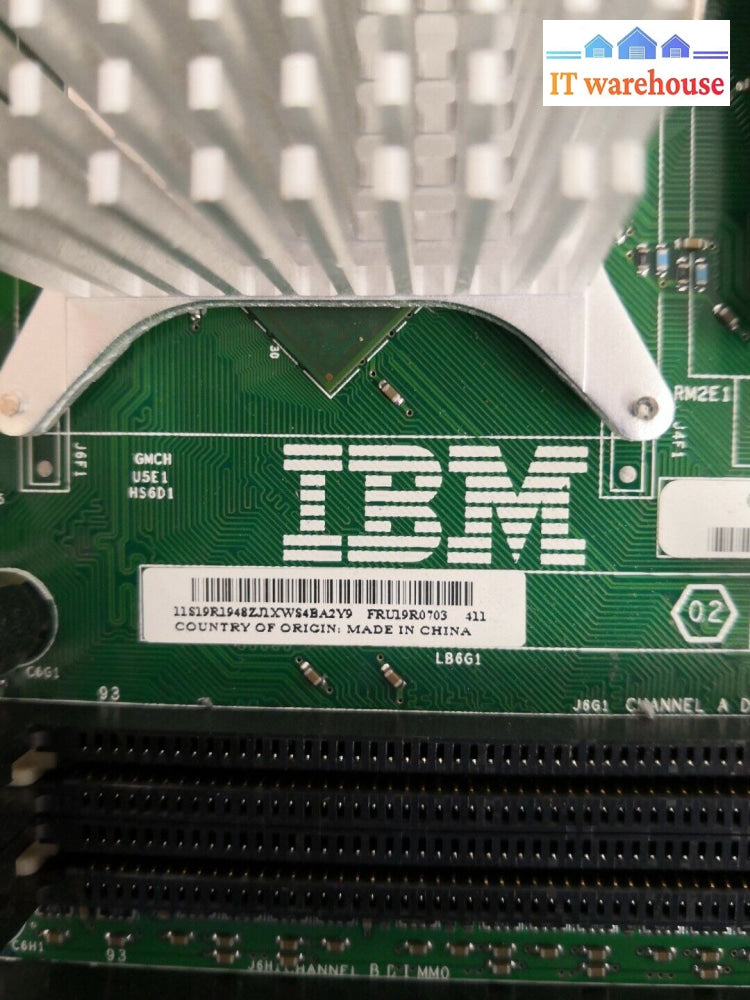 Ibm Motherboard For Mt-M 8085-21U Desktop Pc 19R0703 W/ Cpu & I/O Shield