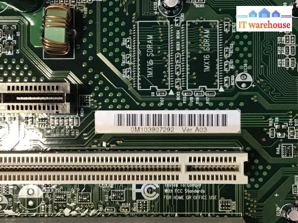 Ibm Netvista 2276 52U Motherboard W/Pentium Iii 800Mhz + Heatsink + Fan + I/O Plate