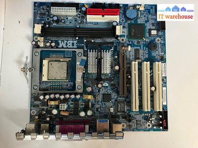 ~ Ibm Netvista Motherboard Fru 49P1605 24P4810 W/ Intel Pentium 4 Cpu & Io Plate