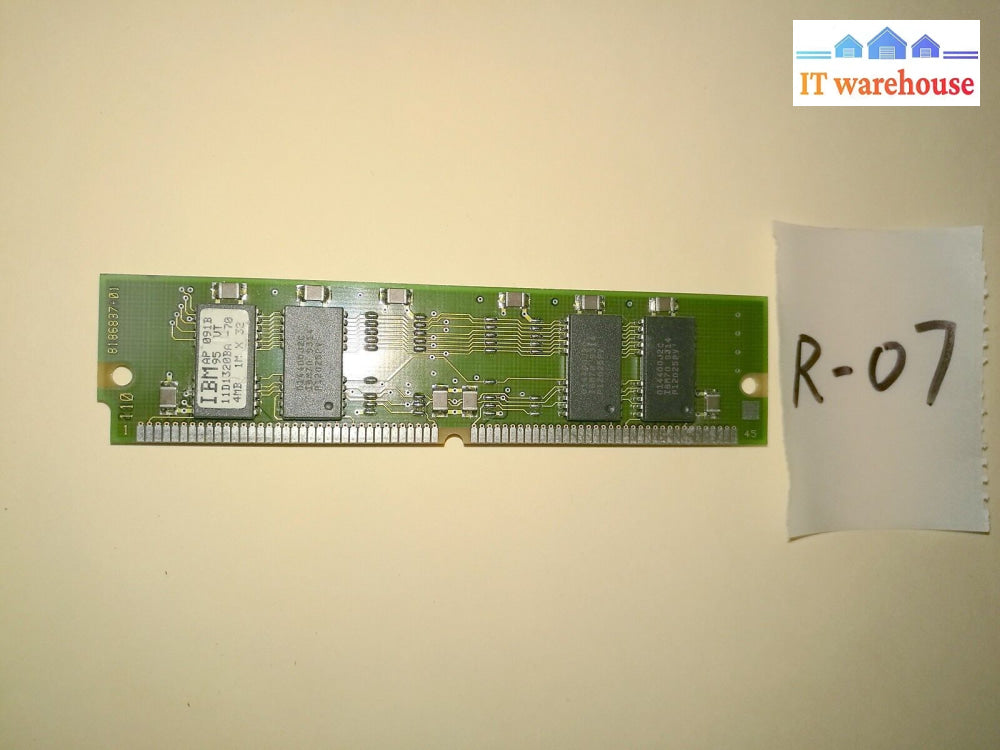 + Ibm Ram 11D3200Ba 4Mb 1Mx32 70Ns 5.0V