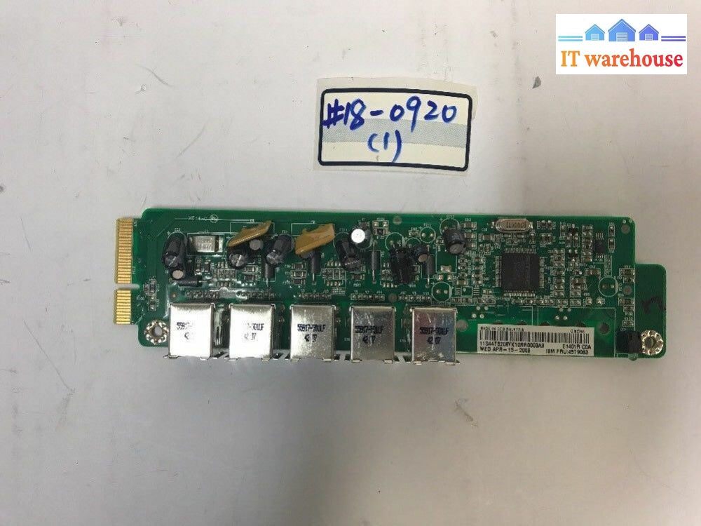 - Ibm Surepos I/O Usb Module 45T9083 E1401R