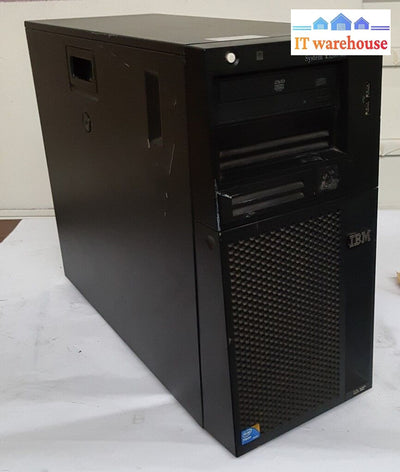 - Ibm System X3200 M3 Server W/Core I3-550 3.2G Cpu/4G Ram/2X Psu (No Hdd)