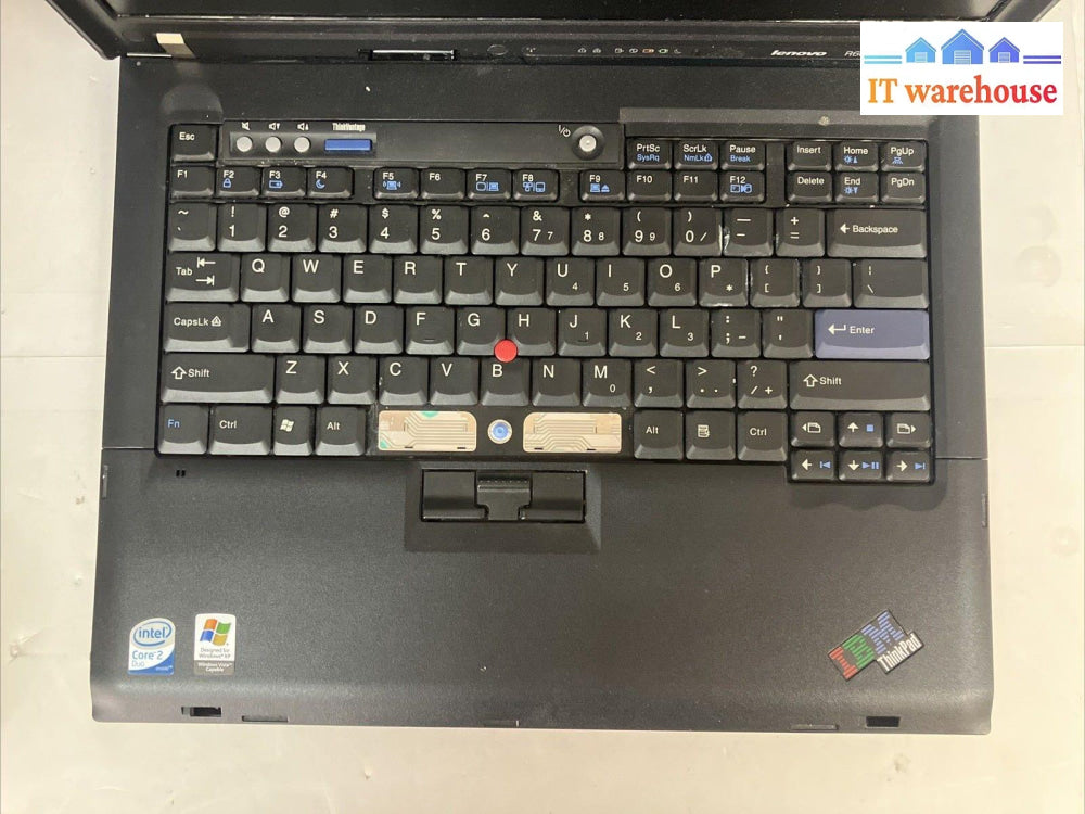 Ibm Thinkpad R60E 14’’ Laptop Intel C2D Cpu / 3Gb Ram 160Gb Hdd (Bad Battery) ~