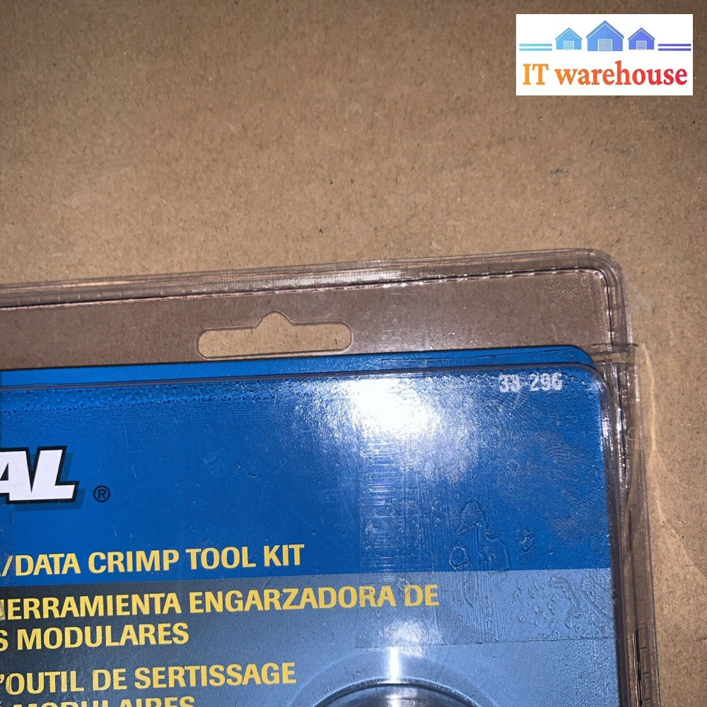 Ideal 33-296 Cat 3 5E And 6 Data Voice Crimp Kit Strips & Crimp