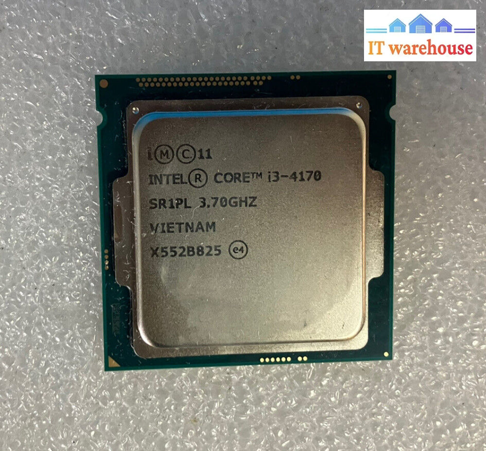 ~ Intel Core I3-4170 3.70Ghz Duo-Core 3Mb Socket Lga1150 Processor Cpu Sr1Pl