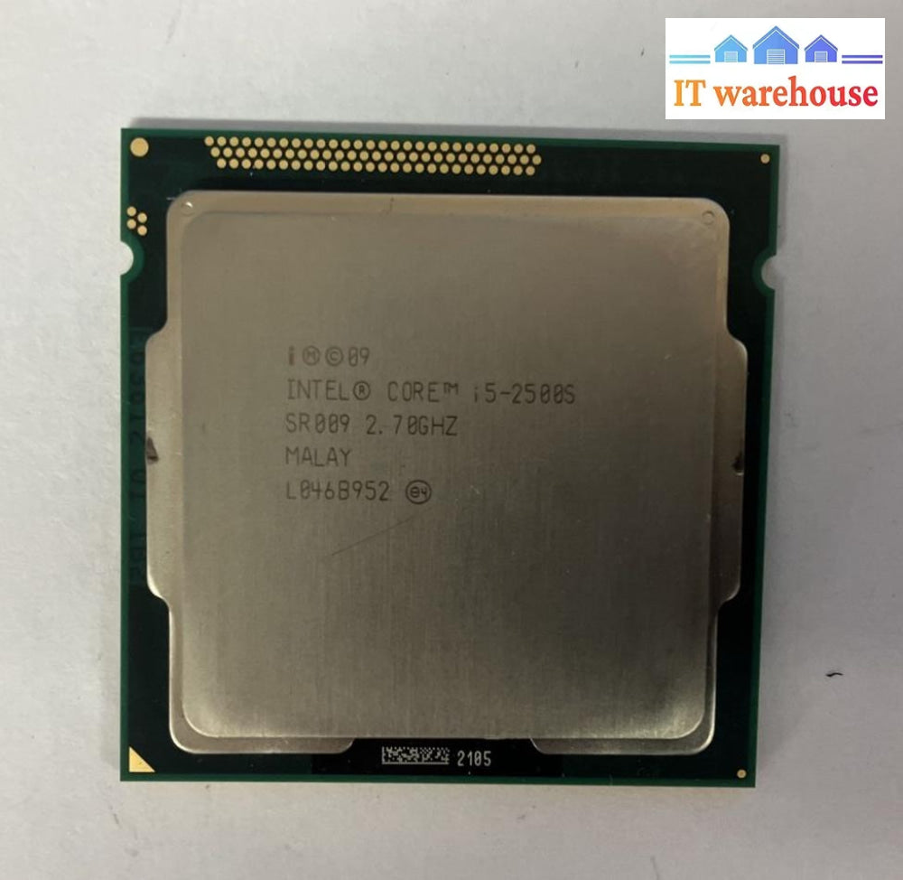 Intel Core I5-2500S Sr009 2.70Ghz Quad-Core Lga 1155 6Mb Cpu Processor ~