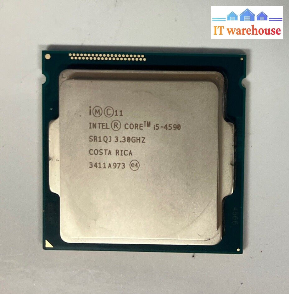 Intel Core I5-4590 Quad-Core 3.30Ghz Lga1150 Desktop Processor Cpu Sr1Qj ~