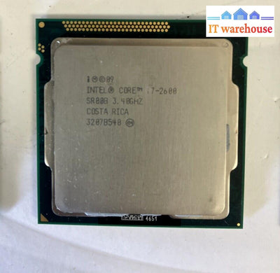 Intel Core I7-2600 3.40Ghz 4-Core Lga 1155 Cpu Processor Sr00B