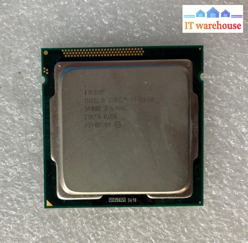 Intel Core I7-2600 3.40Ghz Quad-Core Socket Lga 1155 Processor Cpu (Sr00B) ~