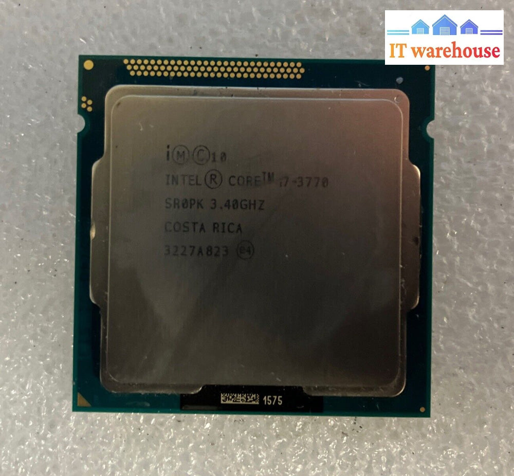 Intel Core I7-3770 Processor (3.40Ghz 4 Cores Socket H2 Lga-1155) - Sr0Pk