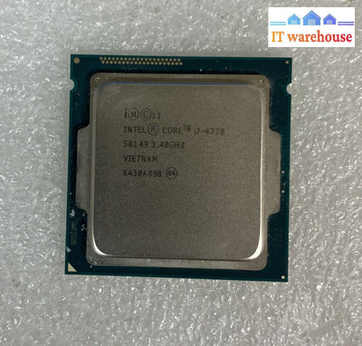 Intel Core I7-4770 3.40 Ghz Quad-Core Haswell Sr149 Lga 1150 Cpu Processor ~