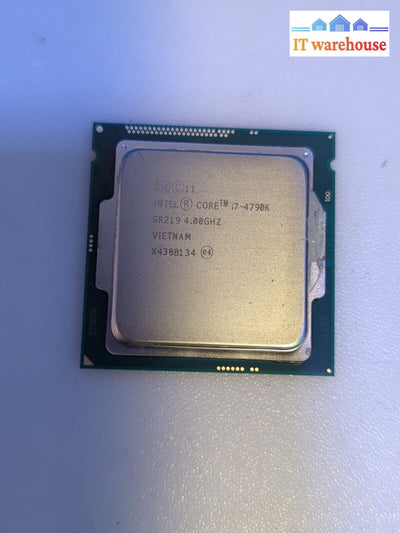 Intel Core I7-4790K Sr219 4.00Ghz 4Th Gen Used Desktop Processor Cpu Lga1150 -