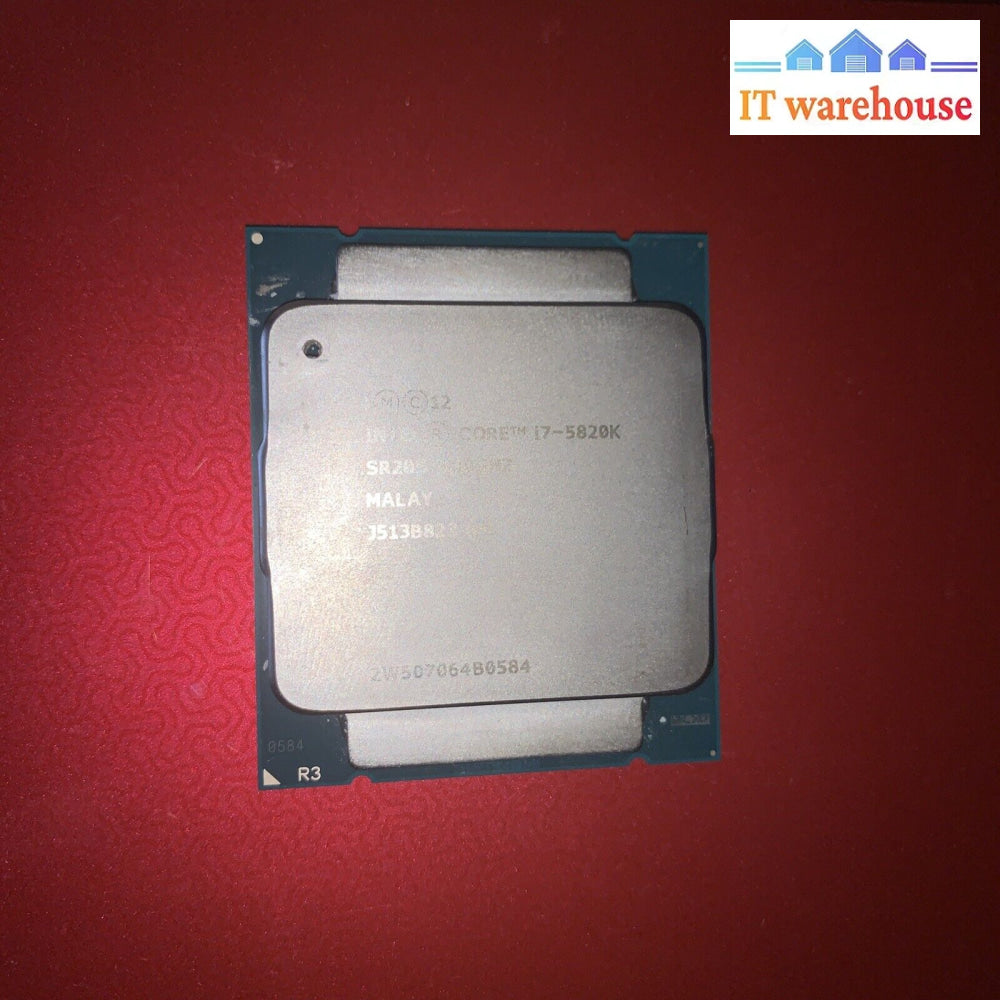 Intel Core I7-5820K 3.30Ghz 6-Core 15Mb Lga2011-3 Desktop Processor Sr20S 140W