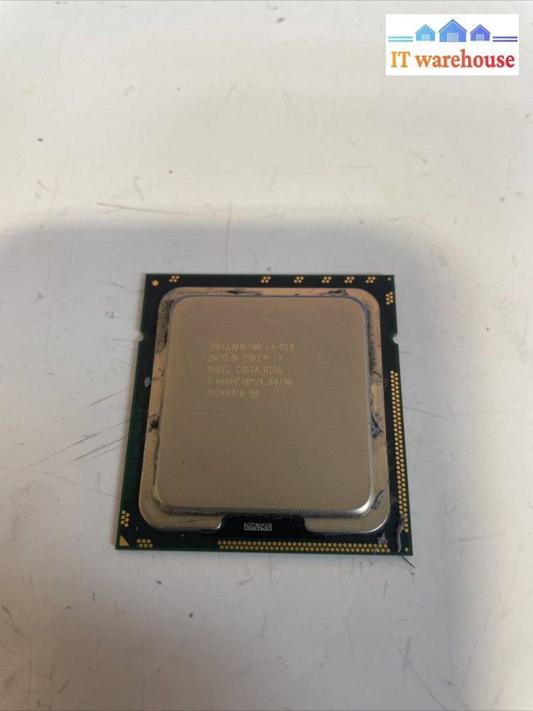 Intel Core I7-920 Cpu Quad-Core 2.66 Ghz 8 Mb Lga 1366 Slbej Slbch Processor