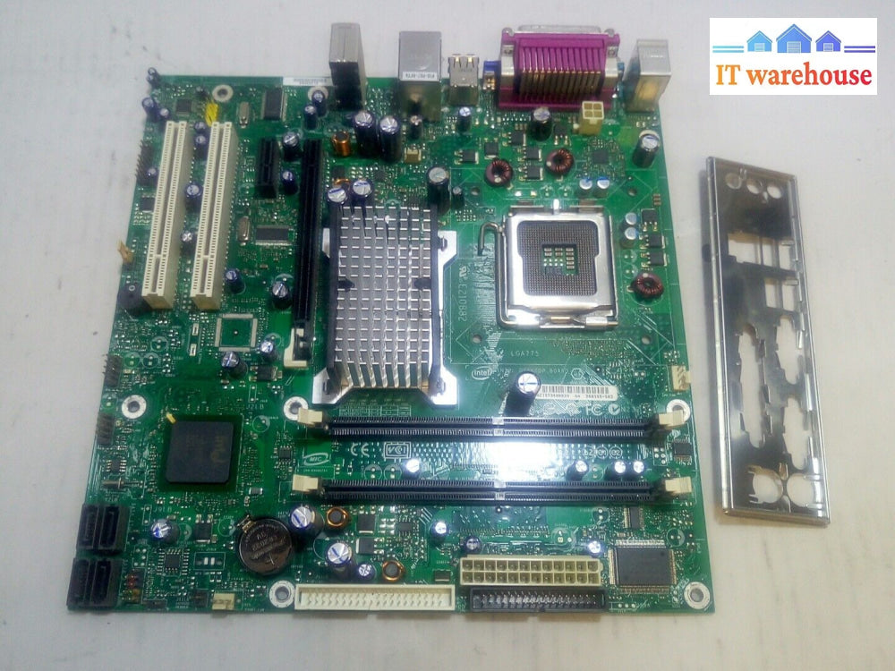 - Intel D66165-502 Lga775 Motherboard W I/O Plate