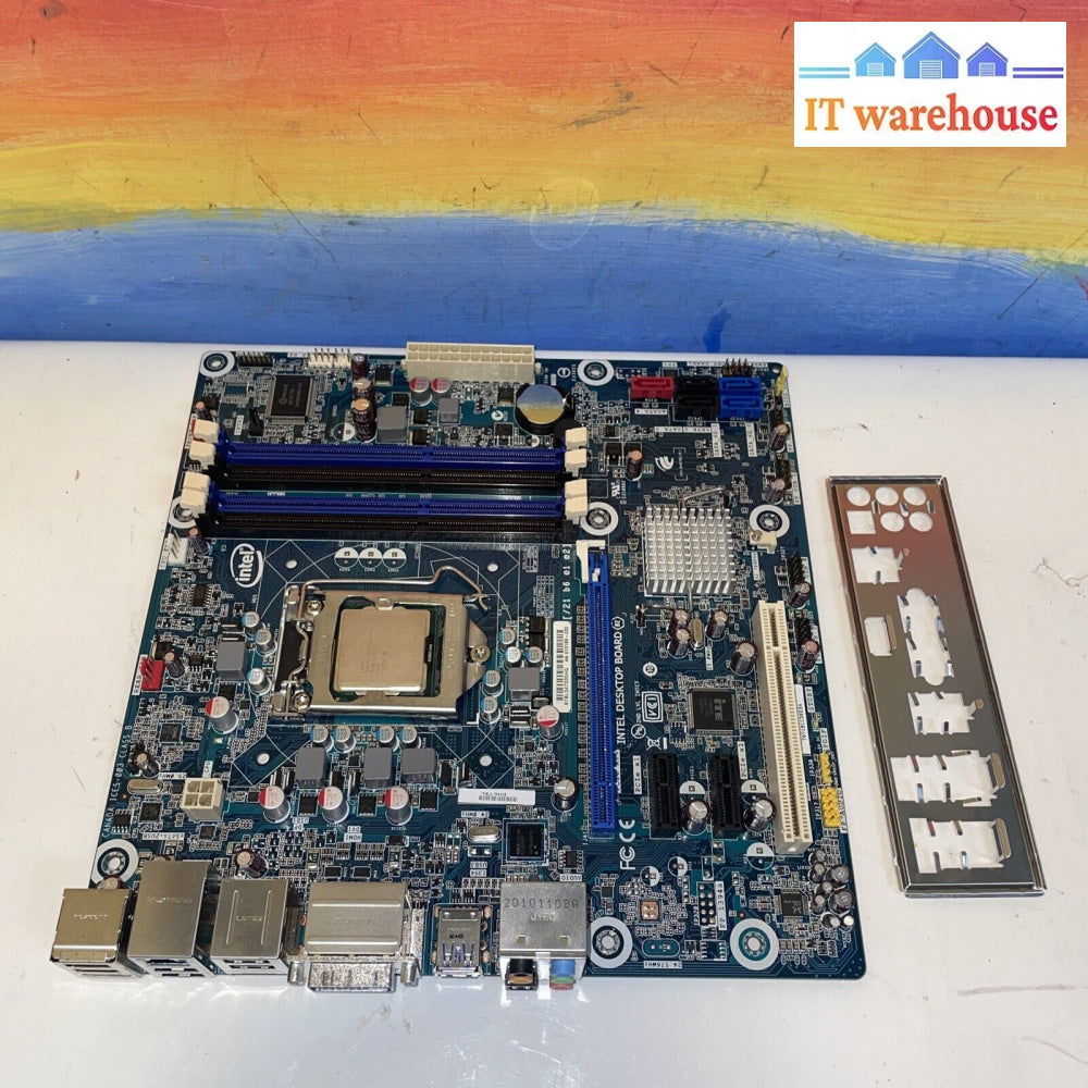 Intel Desktop Motherboard Dh67Bl Hdmi Usb 3.0 I5 2400S I/O Shield