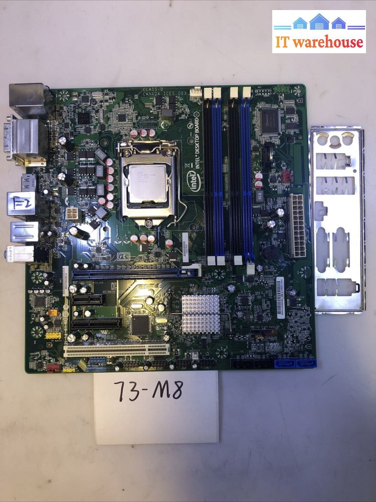 Intel Desktop Motherboard Dq67Sw Aa G12527-310 With I5-2500 Cpu +