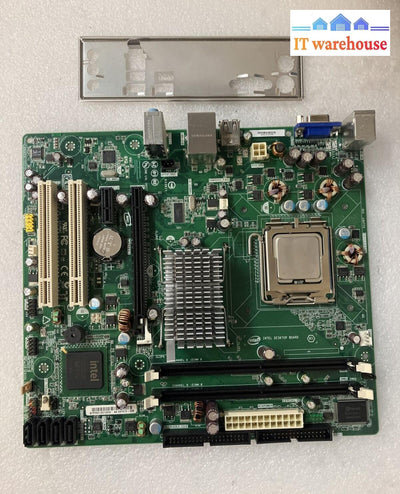 Intel Dg31Pr D97573-305 Motherboard Lga 775 Ddr2 W/ Core 2 Duo E7400 Cpu ~