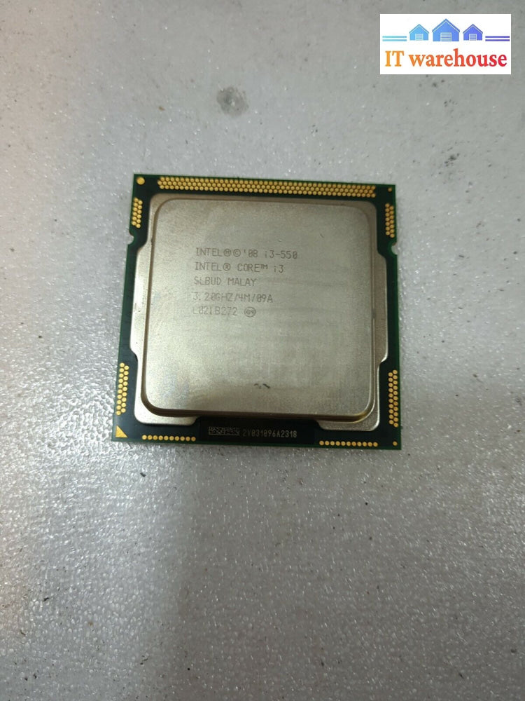 - Intel I3-550 3.20Ghz Dual Core Slbud Lga1156 Desktop Cpu Processor