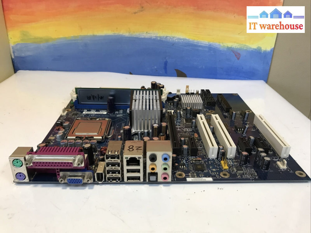 Intel Media Series Desktop Board Dg965Wh Motherboard W/ C2D 6300 Cpu Tested