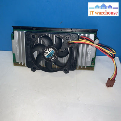 Intel Pentium Iii P3 450Mhz Cpu W/ Heatsink & Factory Fan Sl37C 512K Slot1 Piii