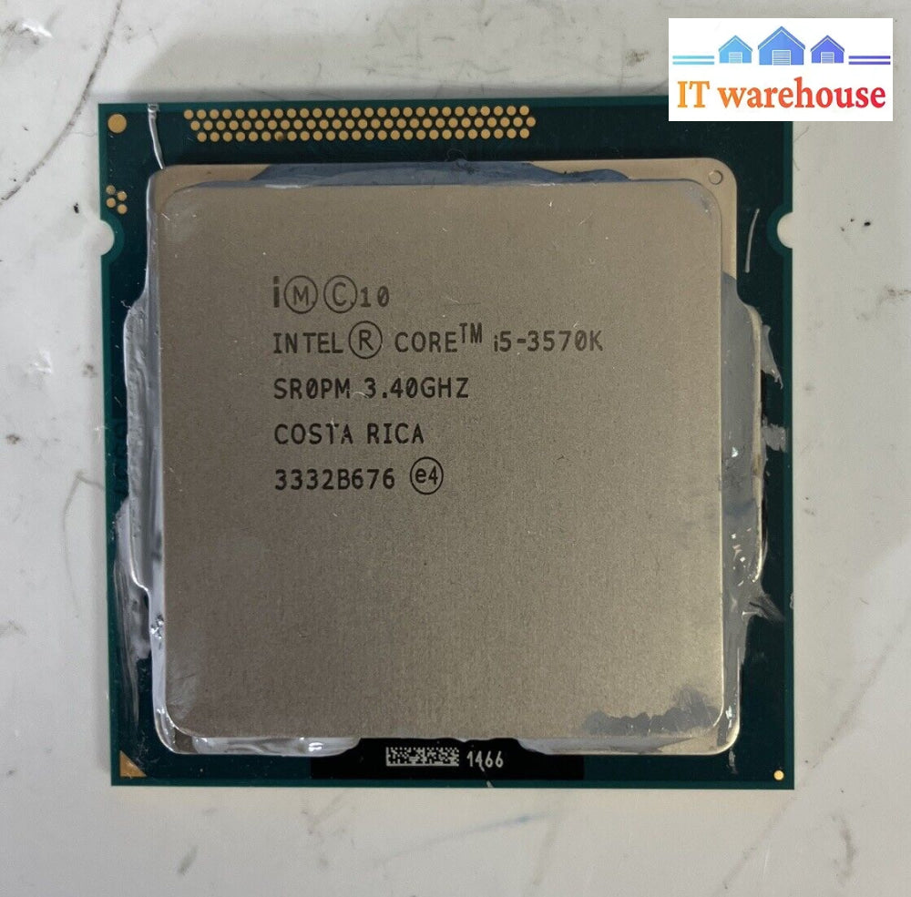 Intel Sr0Pm Core I5-3570K 3.4Ghz 6M Quad-Core Socket 1155 Cpu Processor ~