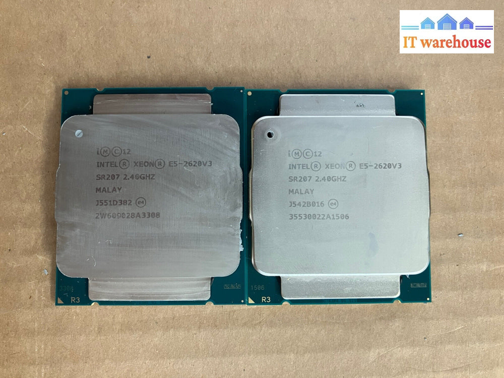 ~ Intel Xeon E5-2620 V3 2.40Ghz Socket Lga2011-3 Processor Cpu (Sr207)