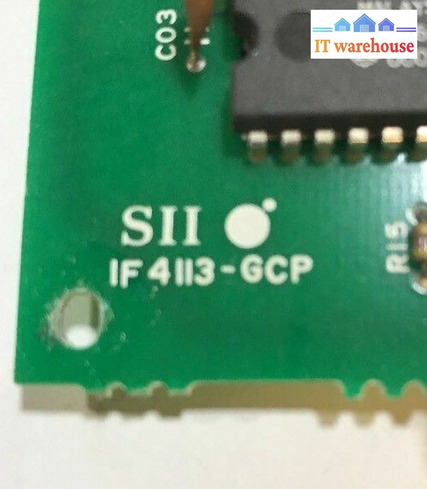 - Interface Board Sii If 4113-Gcp For Zodiac 901 Middle Ear Analyzer @@@