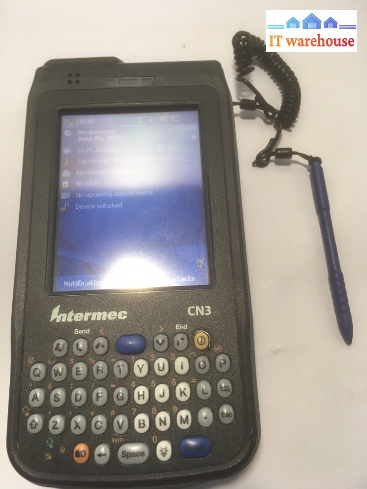 + Intermec Cn3 Mobile Computer Barcode Scanner W/Dock/Ex Battery Cn3Bqh84000E100