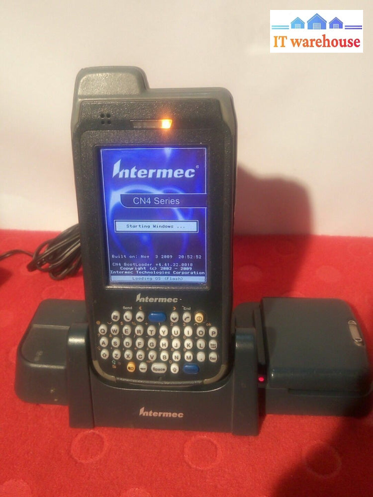 - Intermec Cn4 Mobile Computer With Charger And Extra Battery (No Stylus)