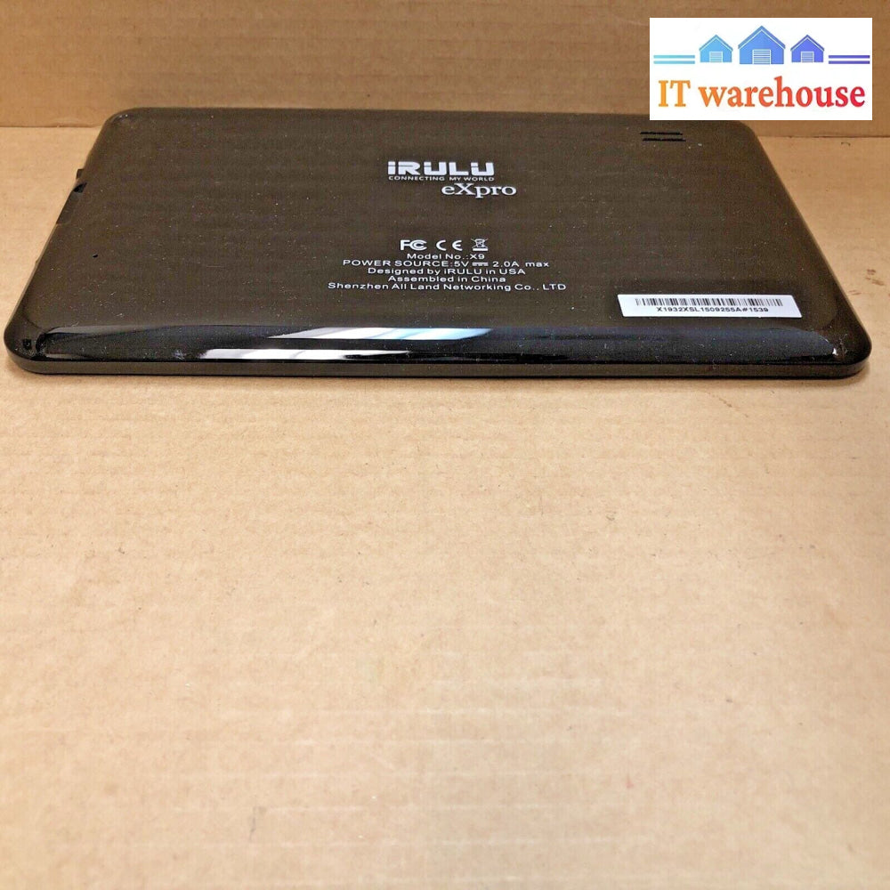 $ Irulu Expro X9 9 Inch Android Tablet /W Keyboard (Can’t Power On) As-Is