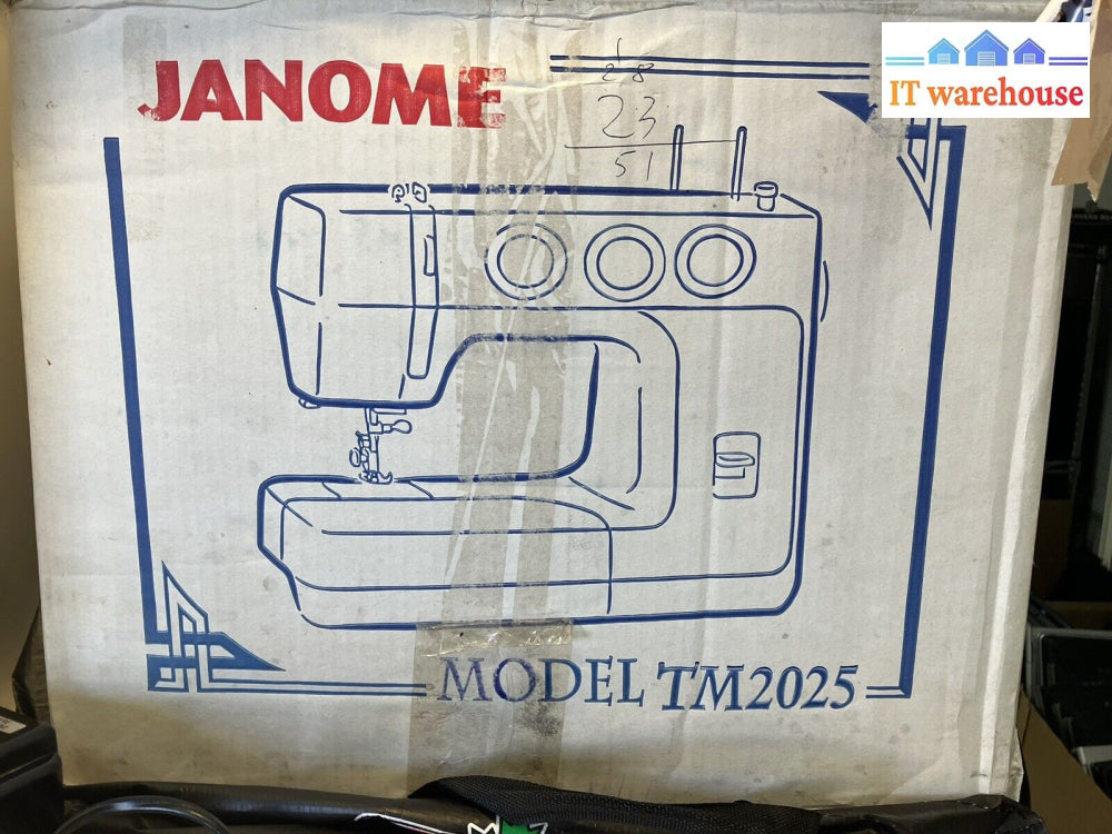 ~ Janome Sewing Machine Tm2025 With Foot Pedal Controller Tjc-211