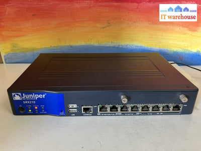 ~ Juniper Networks Srx210 Services Gateway 8 Ports Srx210He-Poe W/ Compatible Ac