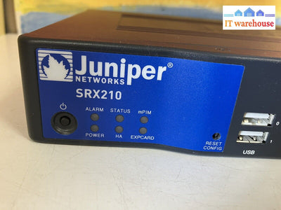 ~ Juniper Networks Srx210 Services Gateway 8 Ports Srx210He-Poe W/ Compatible Ac