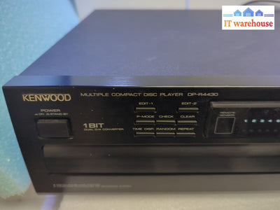 Kenwood Dp-R4430 5Cd Multiple Compact Disc Player Tested (No Remote) -