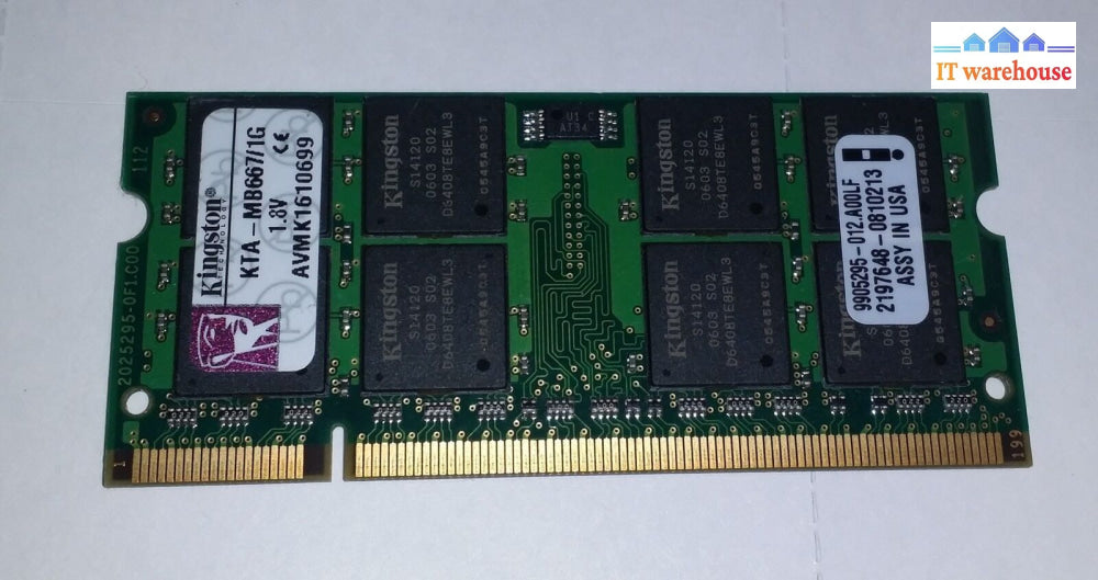 Kingston 1 Gb Sdram 667 Mhz Memory (Kta-Mb667/1G) @@@