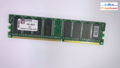 Kingston 1Gb Ktm-M50/1G Cl3 2 6V Pc3200 184 Pin Ram Ddr1 Ddr Pc Non-Ecc 400Mhz