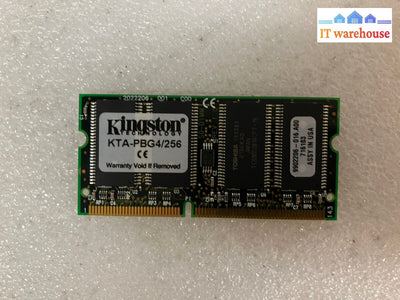 ~ Kingston 256Mb Sdram Ddr1 Kta-Pbg4/256 So-Dimm For Apple Powerbook G4