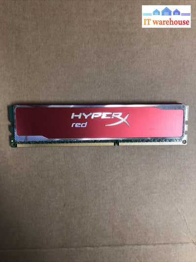 + Kingston Hyperx Red Ddr3 8Gb 1600Mhz Desktop Memory Ram Khx16C10B1Rk2/16