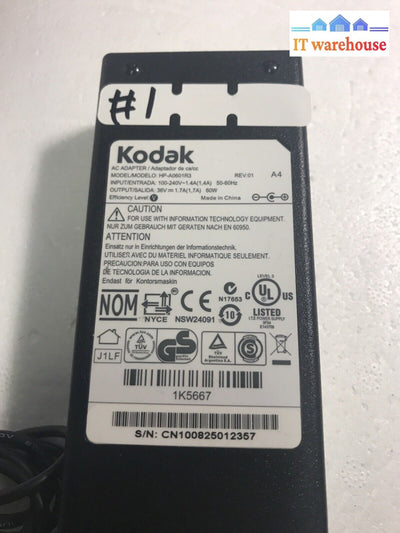 Kodak Ac Adapter Model Hp-A0601R3