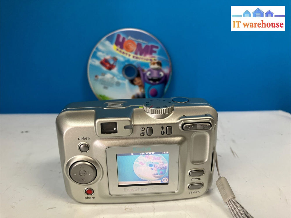 Kodak Easyshare Cx7525 5.0Mp 3X Zoom Silver Digital Camera With Accessories ~